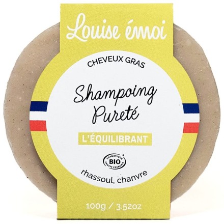 Shampoing solide BIO cheveux gras - L'équilibrant - Louise émoi