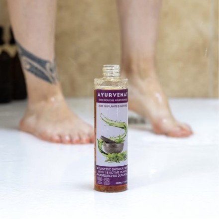 Gel douche ayurvédique BIO aux 18 plantes - 200ml - Ayurvenat