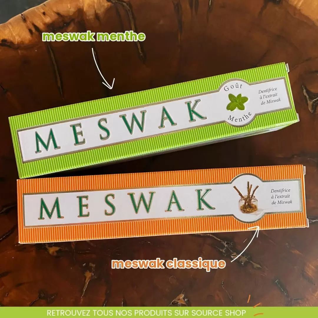 Dentifrice ayurvédique Meswak & Menthe - siwak - 100g - Kerala Nature