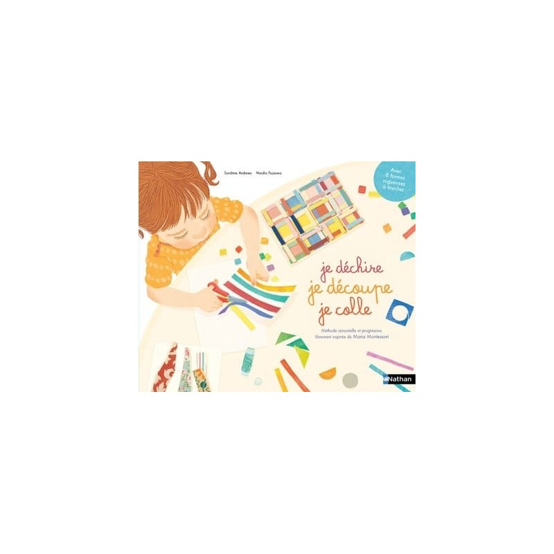 Je déchire, je découpe, je colle - Cahier Montessori
