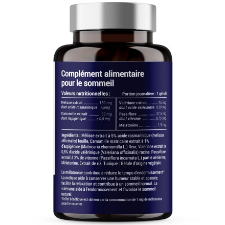 Gélules Formule Nuit – Laboratoires Enova