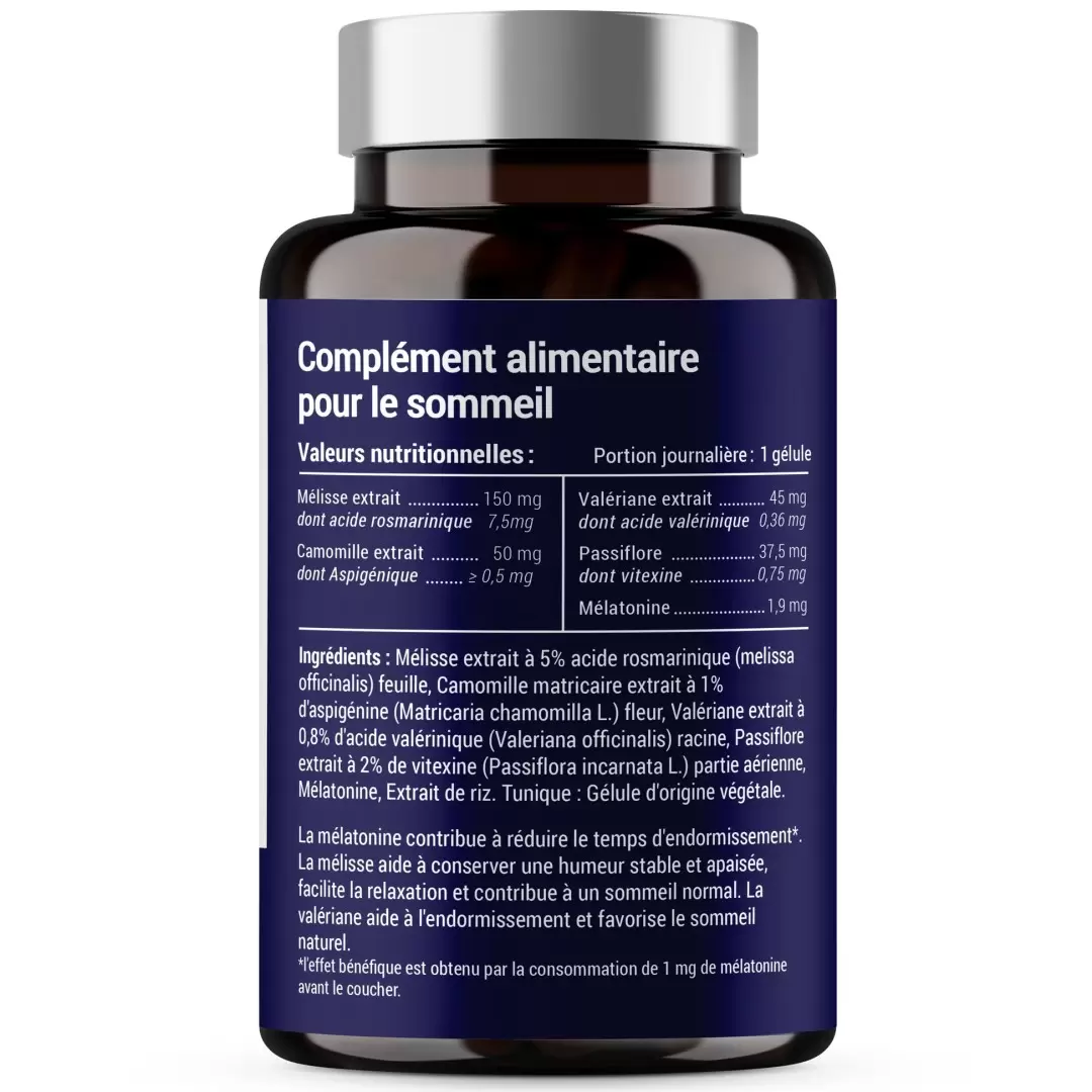 Gélules Formule Nuit – Laboratoires Enova