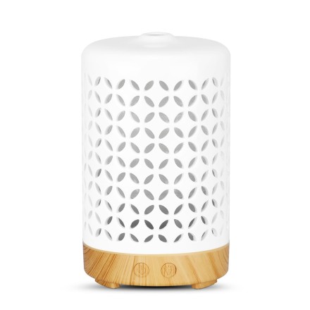 Diffuseur ultrasonique Fleur de Vie en céramique - 100ml