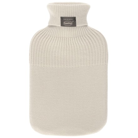 Bouillotte à eau Tricotée écru 2L – Fabrication Allemande 🇩🇪