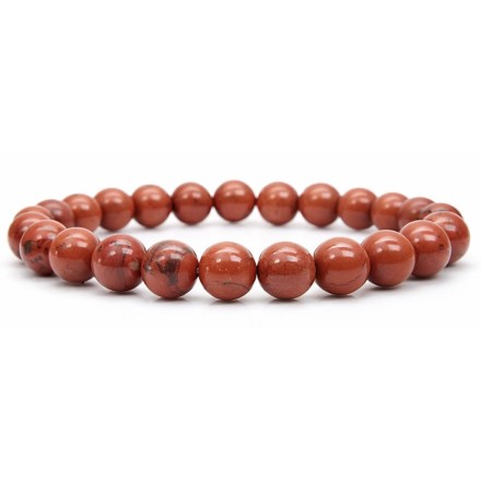 Bracelet Jaspe Rouge - Protection & Enracinement