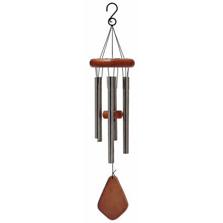 Carillon à vent 6 tubes en bois & métal - 50 cm