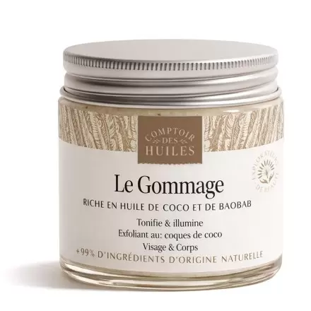 Gommage bio visage corps à la coco | Comptoir des Huiles