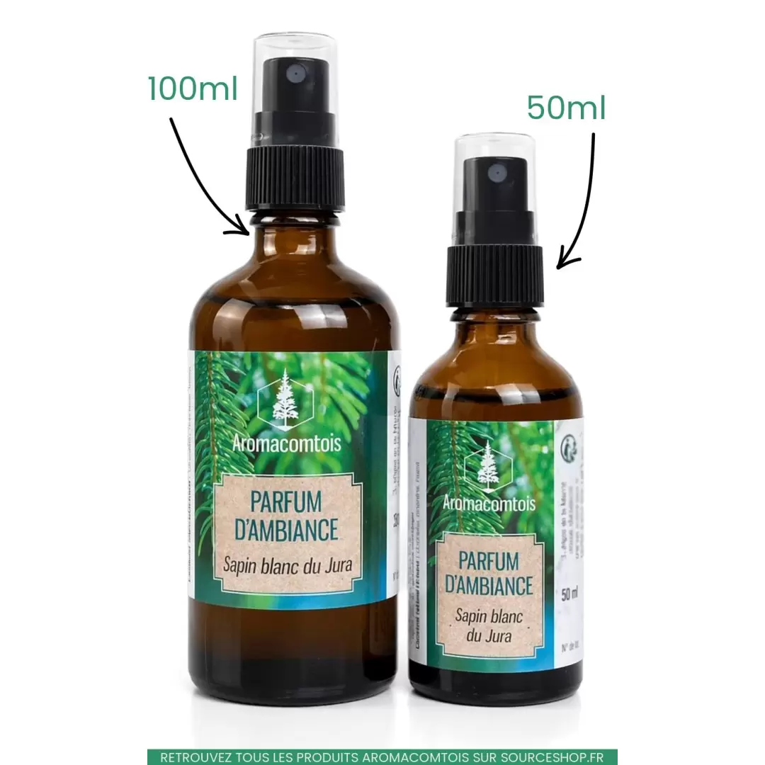 Spray parfum d'ambiance Sapin blanc BIO du Jura - Aromacomtois