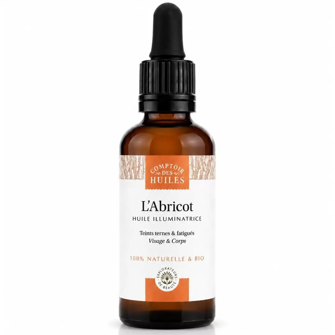 Huile d’abricot bio illuminatrice | Comptoir des Huiles