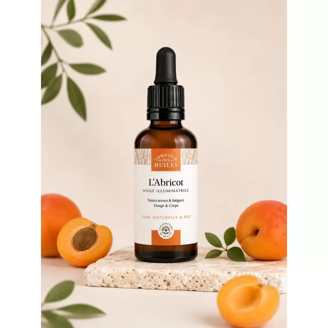 Huile d’abricot bio illuminatrice | Comptoir des Huiles