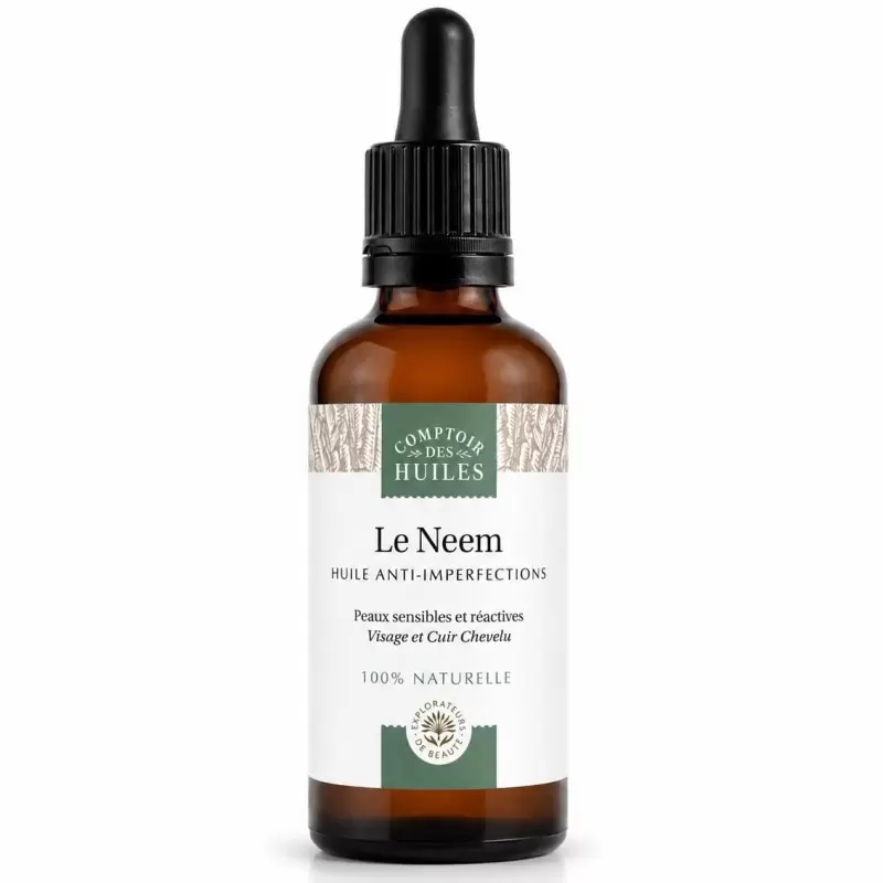 Huile de neem BIO - 50ml - Comptoir des Huiles