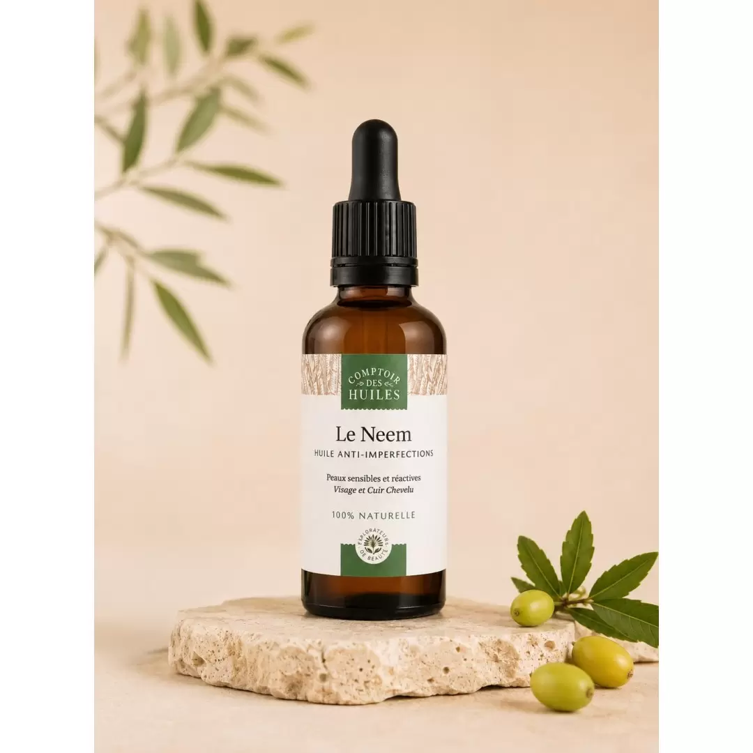 Huile de neem BIO - 50ml - Comptoir des Huiles