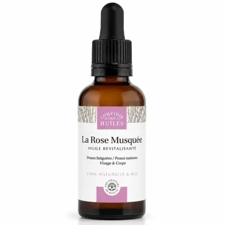 Huile de rose musquée bio régénérante | Comptoir des Huiles