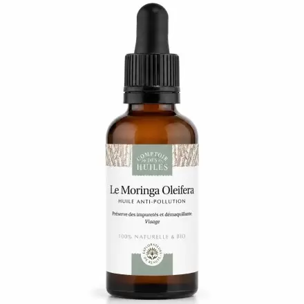 Huile de moringa bio anti-pollution | Comptoir des Huiles