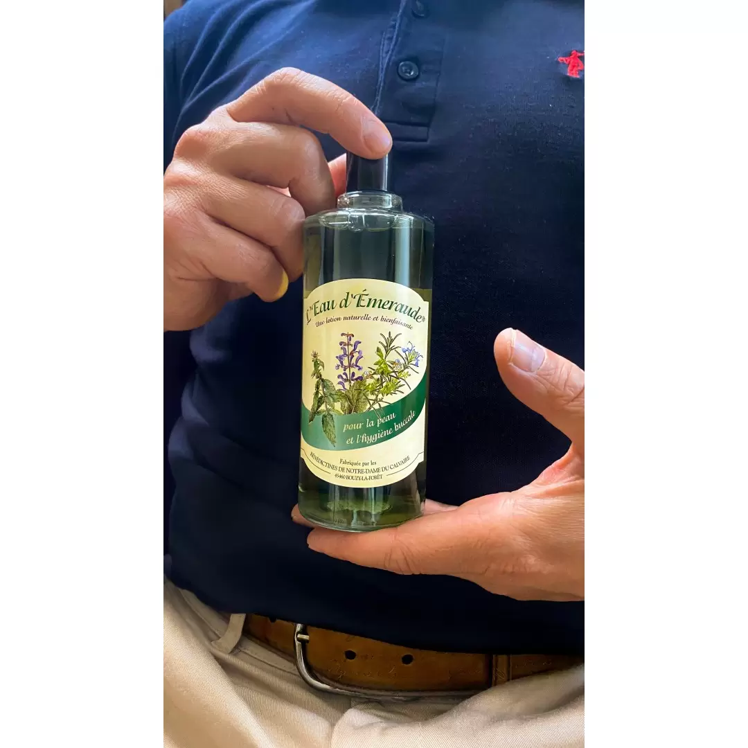 L’Eau d’Émeraude des Bénédictines du Monastère Notre-Dame à Bouzy-la-Forêt