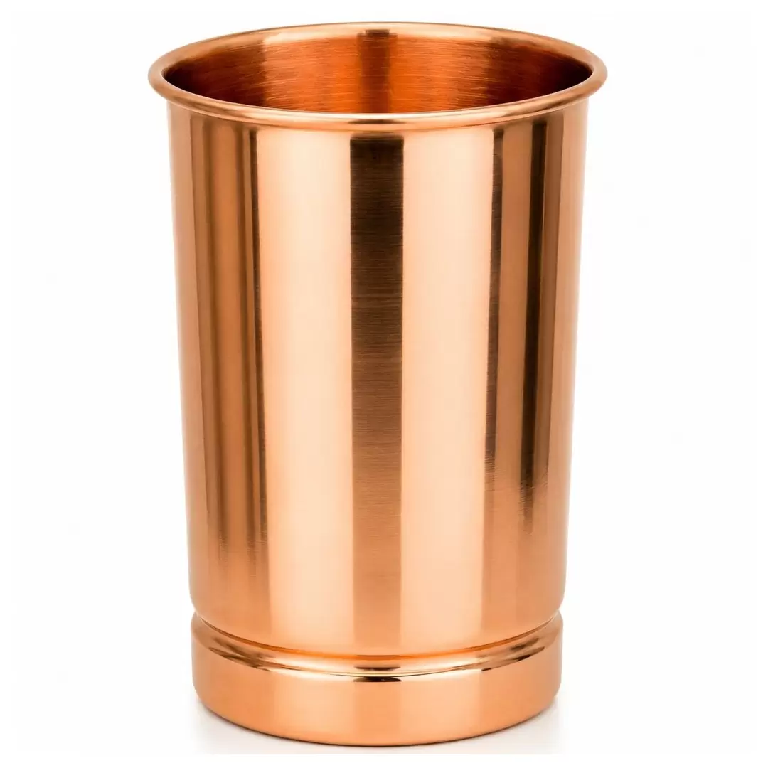 Verre en cuivre pur poli 300ml – Gobelet ayurvédique