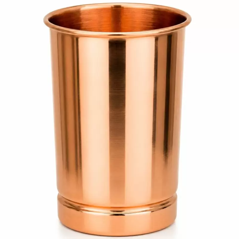 Verre en cuivre pur poli 300ml – Gobelet ayurvédique