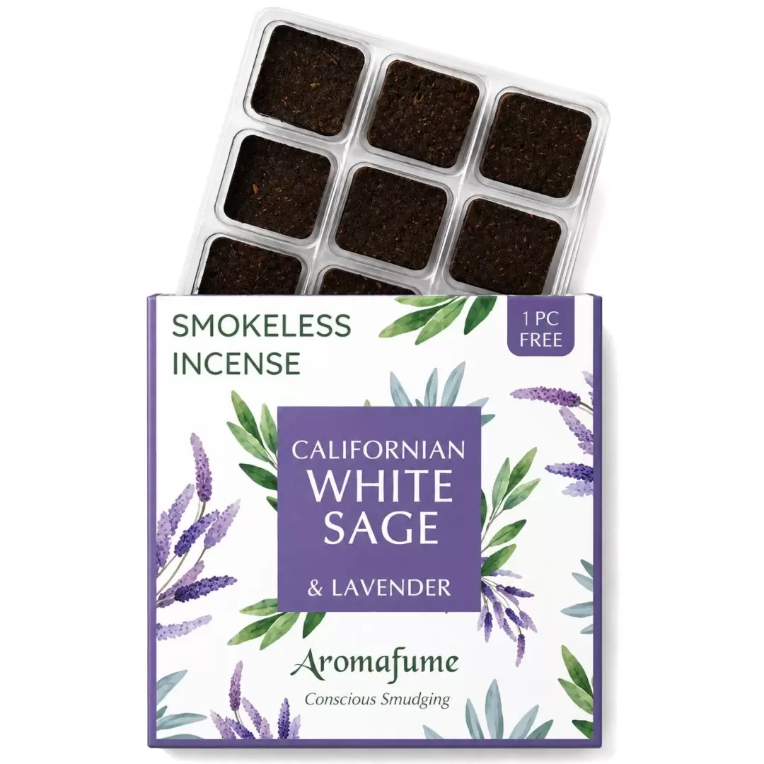 Briques d'encens Sauge Blanche & Lavande - Aromafume