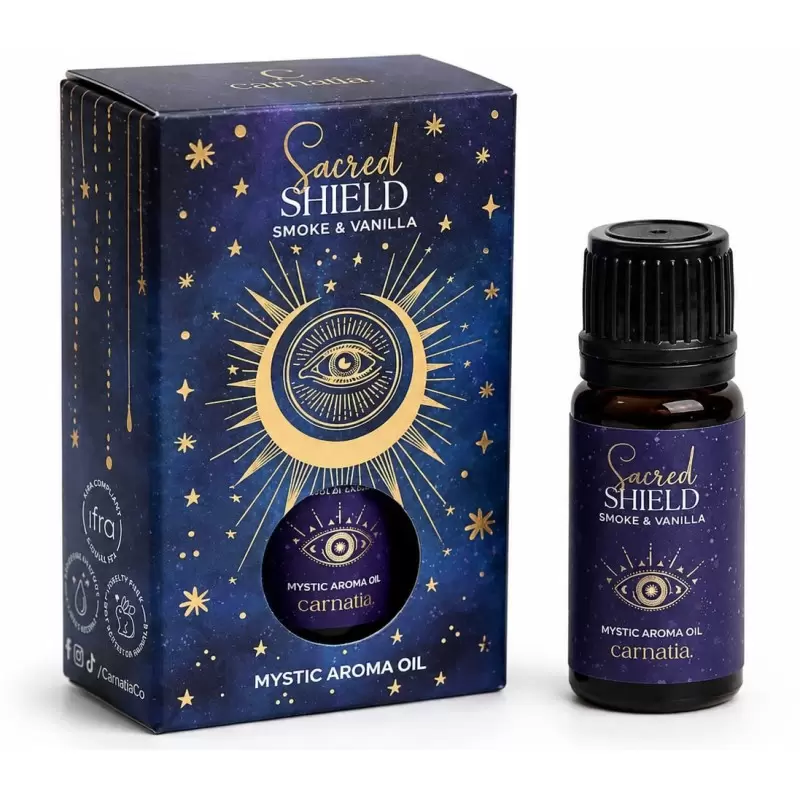 Huile aromatique Bois Fumé & Vanille – Sacred Shield – Song of India