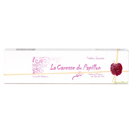 Encens BIO faits main La Caresse du Papillon - Tradition Japonaise - Parfums d'Encens