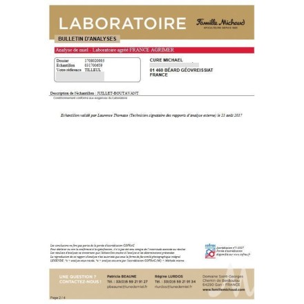 Miel crémeux du Haut-Bugey - 500g - Le Rucher des Fées Léma