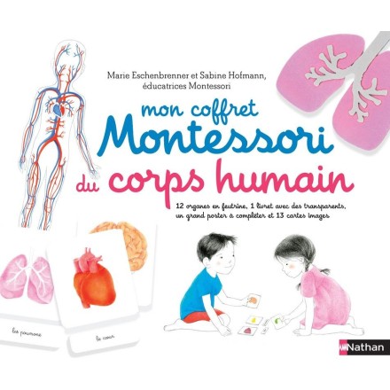 Mon coffret Montessori du corps humain - Nathan