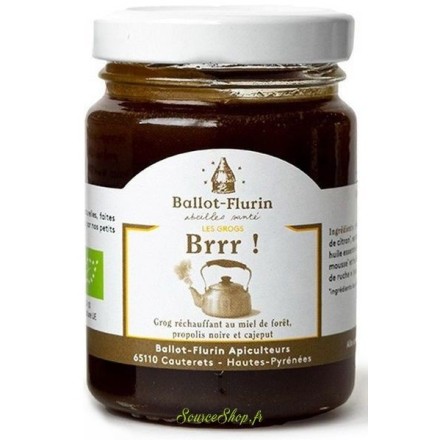 Grog BIO réchauffant au miel & propolis - 125g - Ballot Flurin
