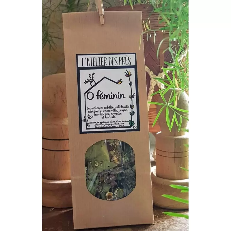 Tisane sauvage d'autrefois "O féminin" - Artisanale du Jura
