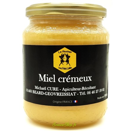 Miel crémeux du Haut-Bugey - 500g - Le Rucher des Fées Léma