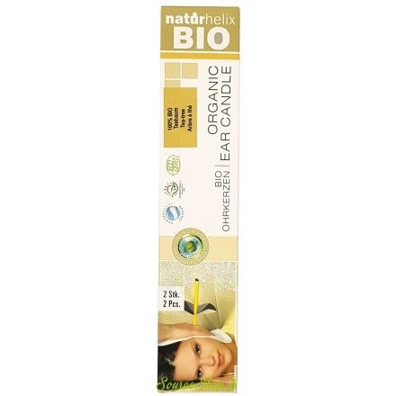 Paire de bougies auriculaires BIO à l'arbre à thé