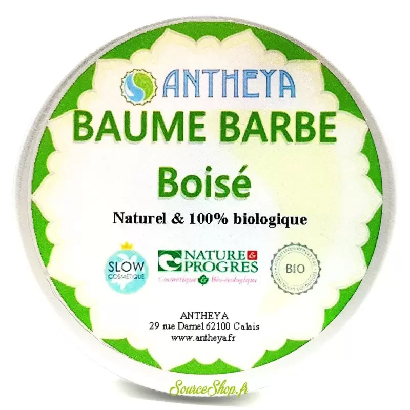 Baume soin barbe boisé BIO - 50g - Antheya