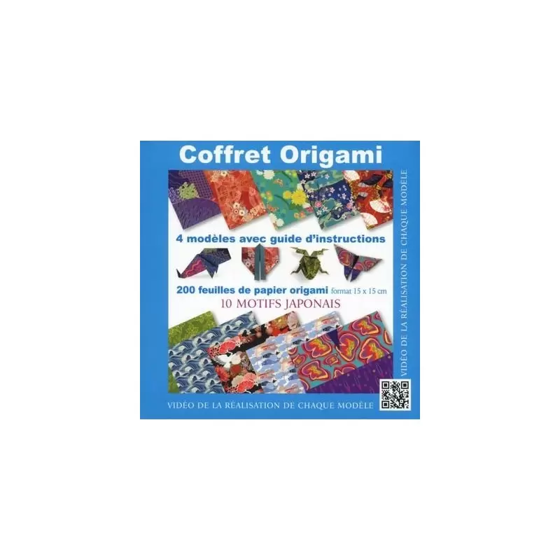 Coffret Origami - motifs japonais