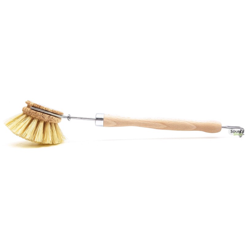 Brosse vaisselle en bois - tête interchangeable - La Droguerie Ecologique