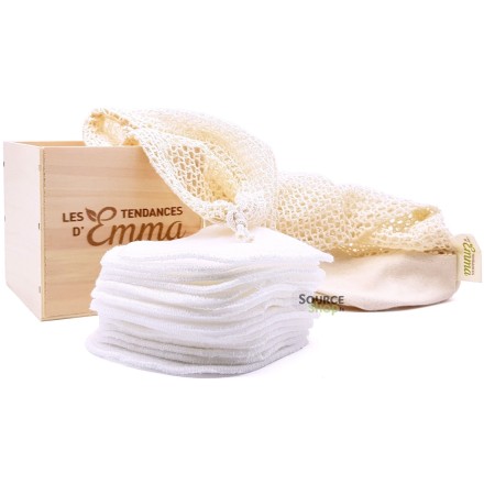 Kit Eco Belle Bois - lingettes démaquillantes - Les Tendances d'Emma