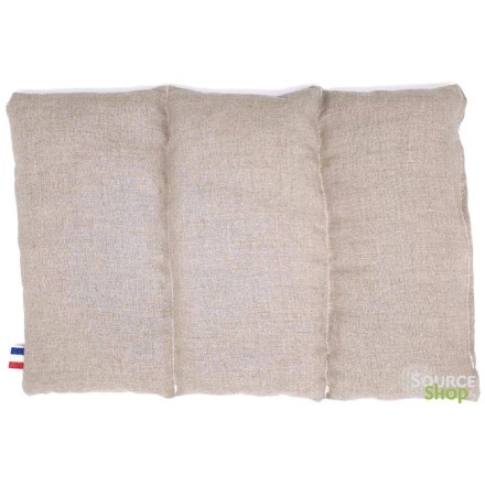 Coussin bouillotte BIO graines de lin - Artisanal & Français