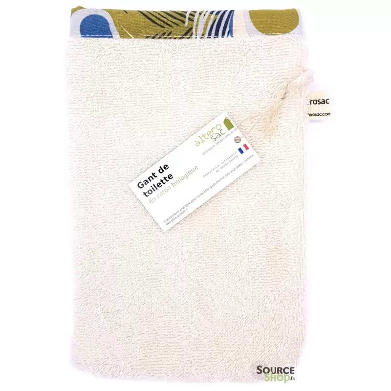 Gant de toilette en coton BIO - Alterosac