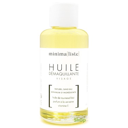 Huile démaquillante bio - 100ml - Minima[liste]