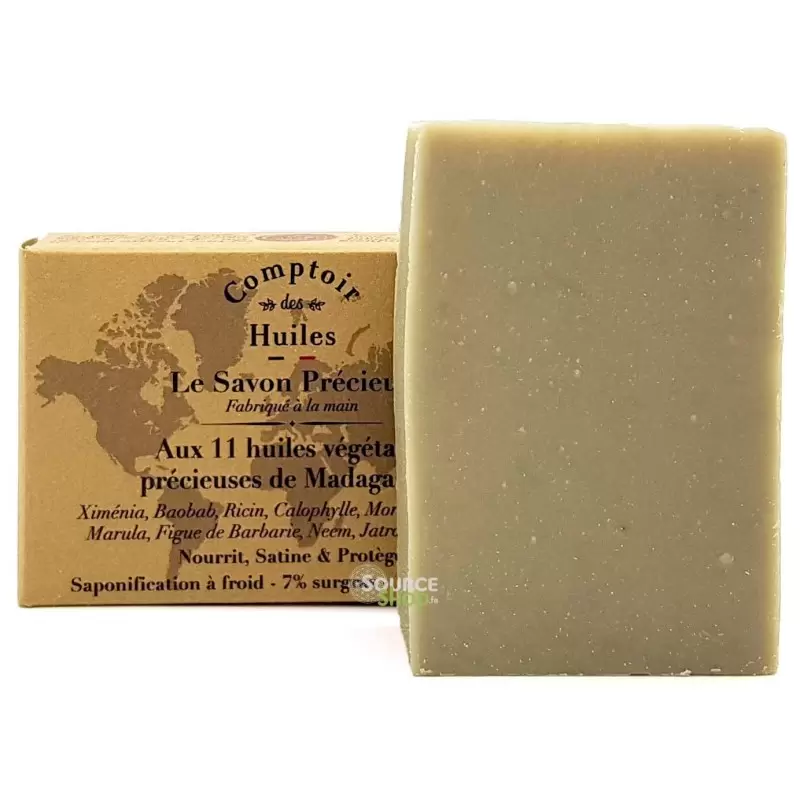 Savon BIO aux 11 huiles végétales précieuses - Comptoir des Huiles