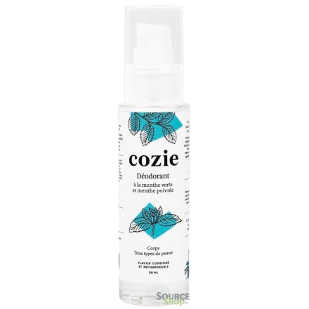 Déodorant BIO à la menthe verte & menthe poivrée - 50ml - COZIE