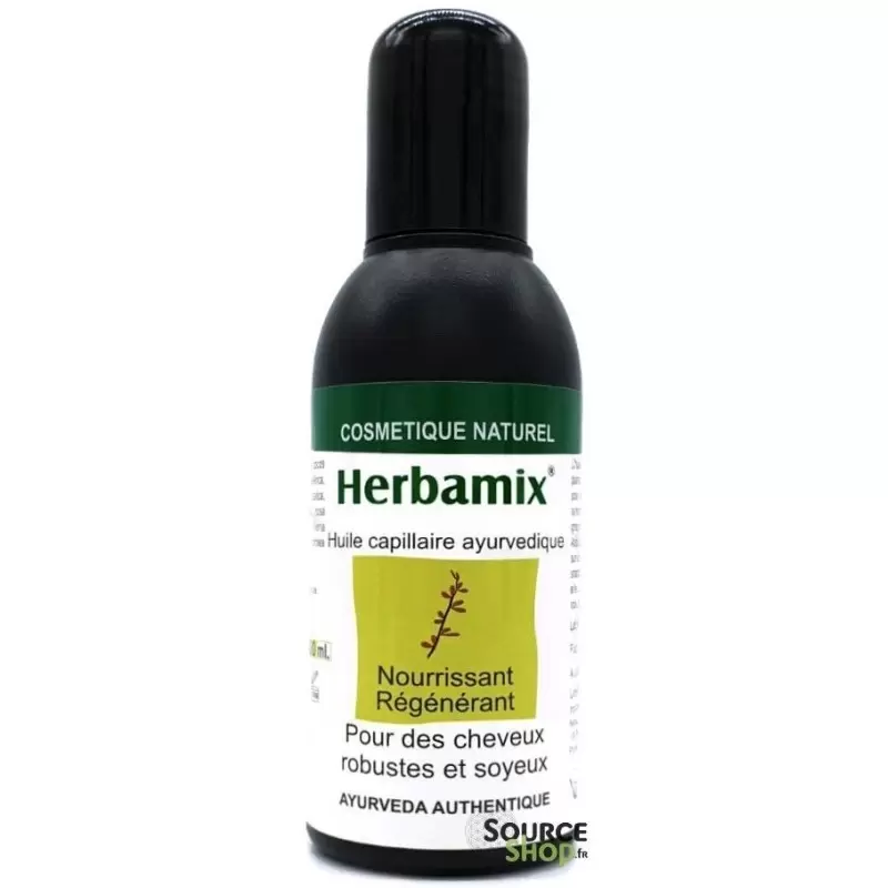 Huile capillaire ayurvédique aux 15 plantes - 100ml - Kerala Nature