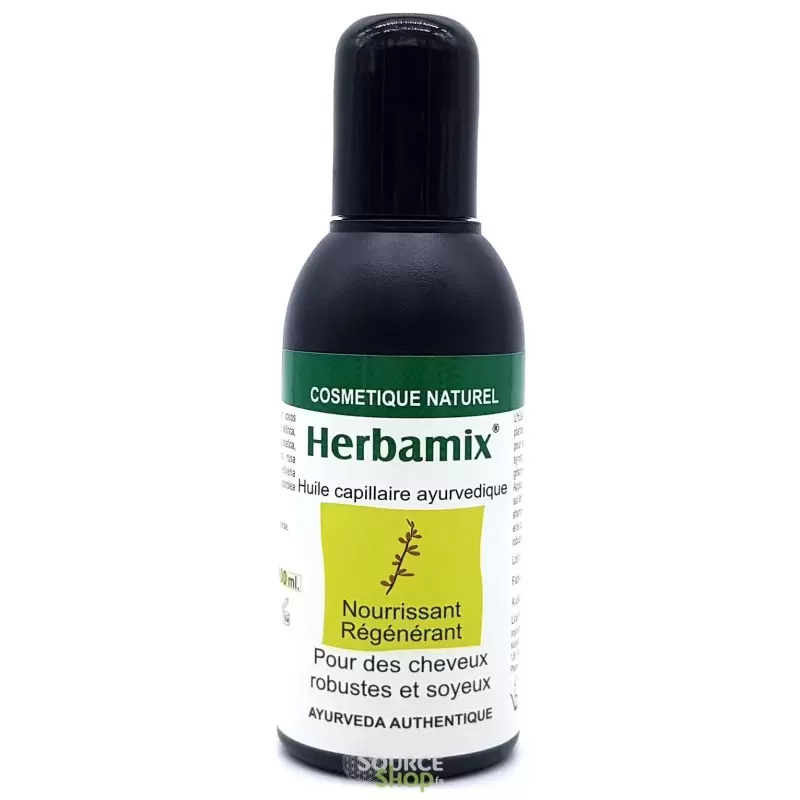 Huile capillaire ayurvédique aux 15 plantes - 100ml - Kerala Nature