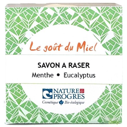 Savon BIO spécial rasage à la menthe & eucalyptus - Le Goût du Miel