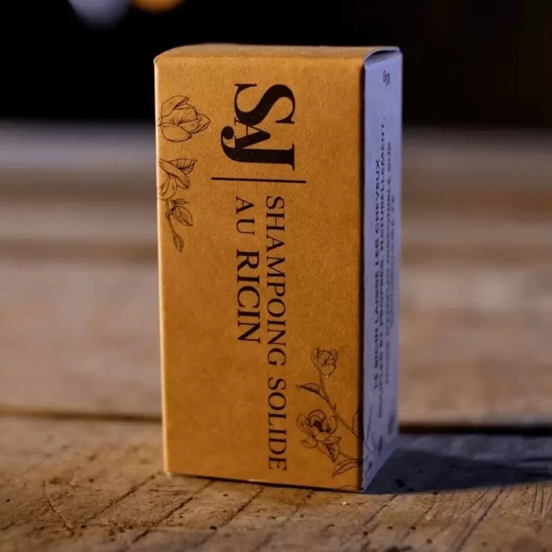Shampooing solide BIO neutre au ricin - sans huiles essentielles - Savonnerie Artisanale du Jura