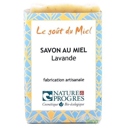 Savon BIO exfoliant à la lavande - 100g - Le Goût du Miel