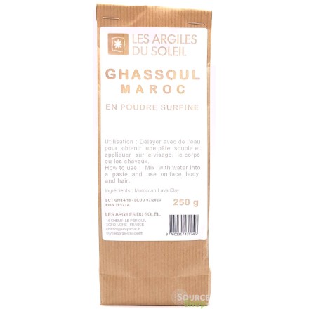 Rhassoul du Maroc - Surfine - Les Argiles du Soleil