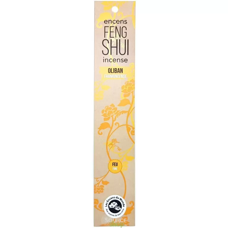 Encens Feng Shui - Oliban - Element feu - Les Encens du Monde