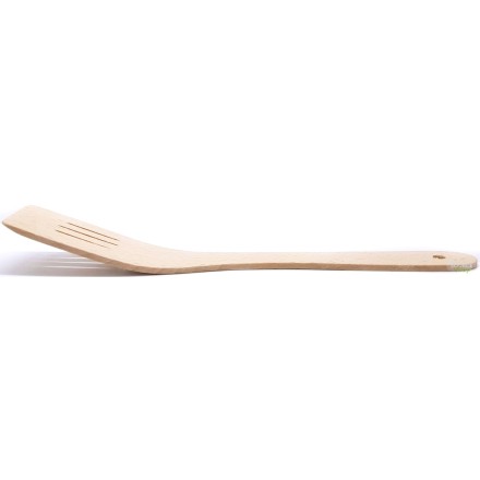 Spatule galbée striée en bois de hêtre - 30cm