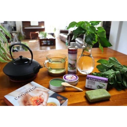 Baume de massage BIO énergisant & équilibrant aux 18 plantes - Abhyanga - Ayurvenat