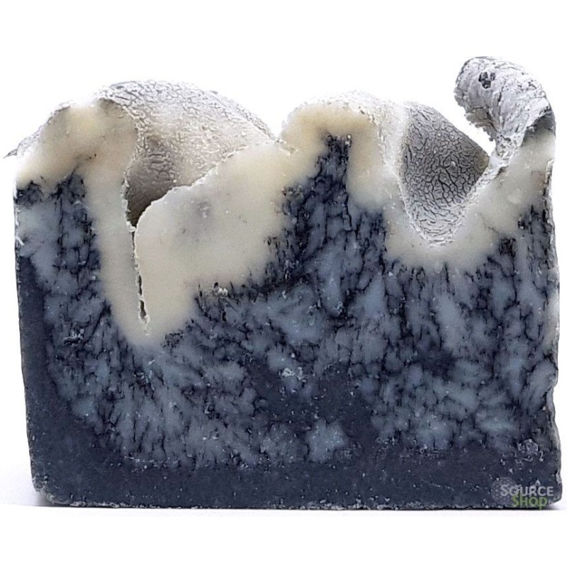 Savon au lait de chèvre & charbon - sans huiles essentielles - 135g