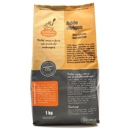 Acide citrique - 1kg - La Droguerie Écologique 